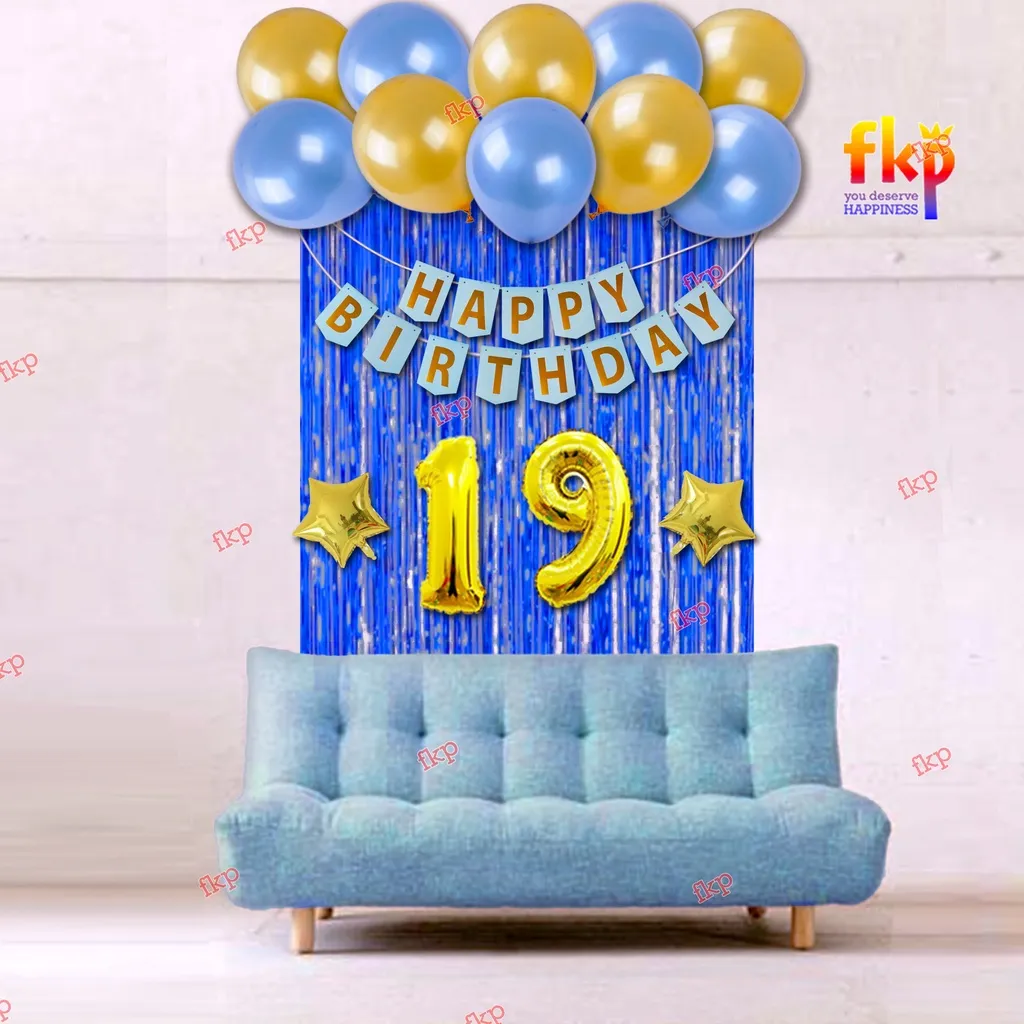 Simpel Lama Biru Tua - Gold